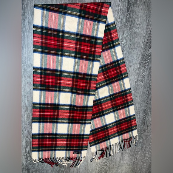 Lord & Taylor Plaid Acrylic Scarf - Picture 7 of 8